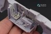 Quinta Studio QD32058 Bf 109K-4 3D-Printed & coloured Interior on decal paper (for Hasegawa kit) 1/32